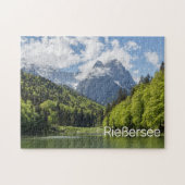 Riessersee Alps Garmisch Partenkirchen Beieren Legpuzzel (Horizontaal)