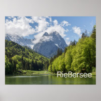 Riessersee Alps Garmisch Partenkirchen Beieren