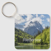 Riessersee Alps Garmisch Partenkirchen Beieren Sleutelhanger (Voorkant)