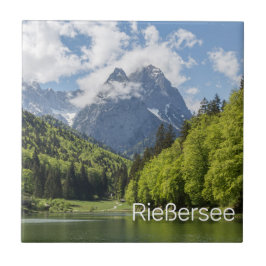 Riessersee Alps Garmisch Partenkirchen Beieren Tegeltje