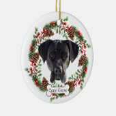 riet corso hond keramisch ornament (Rechts)