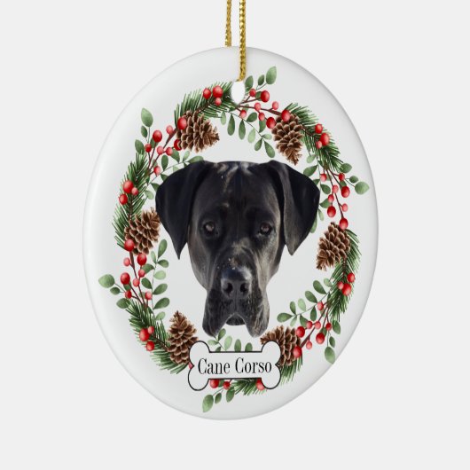 riet corso hond keramisch ornament (Rechts)