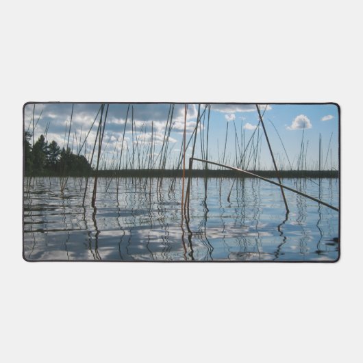 Riet en reflecties op Rice Lake Bureaumat (Voorkant)