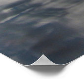 Riet en reflecties op Rice Lake Poster (Hoek)