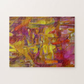 riet in natuur, levendige kleurstofpuzzel legpuzzel (Horizontaal)