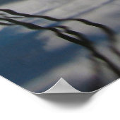 Riet op Rice Lake – Opper-Halfrond Poster (Hoek)