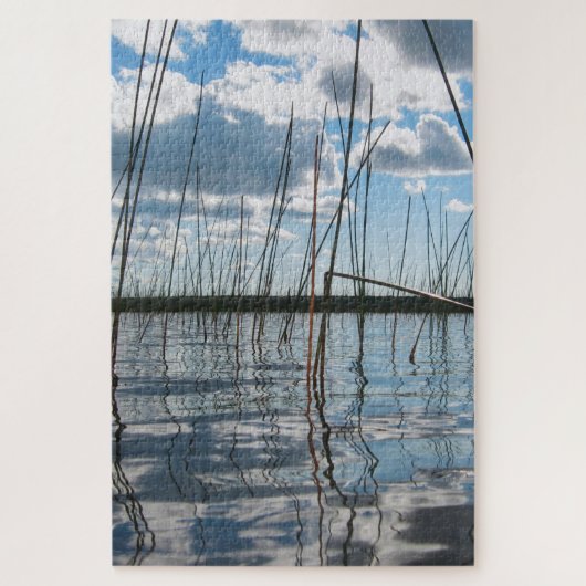Riet op Rice Lake – Upper Peninsula Legpuzzel (Verticaal)