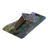 rieten ierse stenen huisje flexi magneet (Linkerzijde)