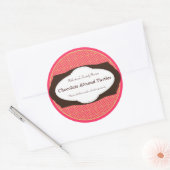Rieten Label Jar Favor Sticker (Envelop)