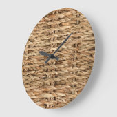 Rieten mand, hoge-resolutie textuur. grote klok (Hoek)