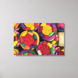 Rieten manden canvas afdruk