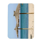 Rieten strandparasols magneet (Verticaal)