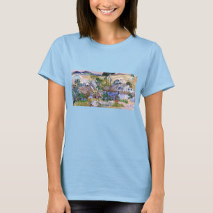 Rietgedekte Huizen bij een Heuvel door Vincent van T-shirt