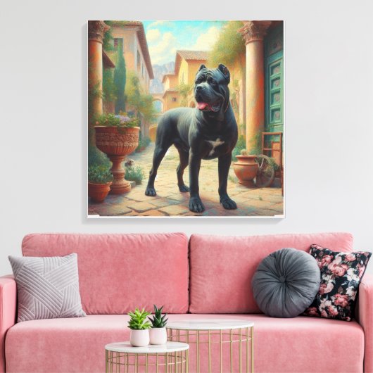 riethoorntje canvas afdruk (Insitu (Woonkamer))