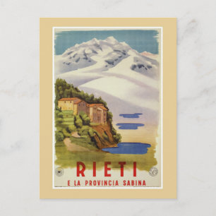 Rieti Sabina  Italiaanse reisposter Briefkaart