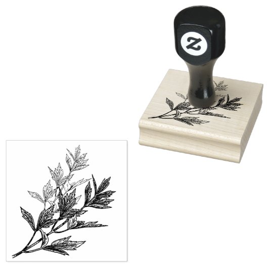 rietontwerp rubberstempel (Gestempeld)