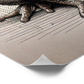 Rietpad - Kunstdruk Poster (Hoek)