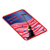 rietstok-democratiemagneet magneet (Rechterzijde)