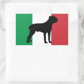 Rietveld Corso Silhouet Vlag Rechthoekige Sticker (Tas)