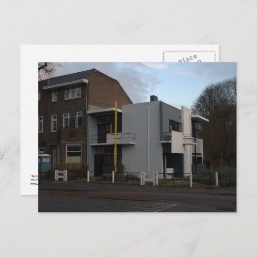 Rietveld Schröder House, Utrecht Briefkaart (Voorkant / Achterkant)