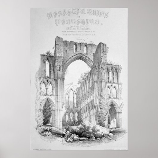 Rievaulx Abbey Poster (Voorkant)