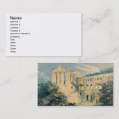 Rievaulx Abbey, Yorkshire, 1798 (m/c) Visitekaartje (Voorkant / Achterkant)