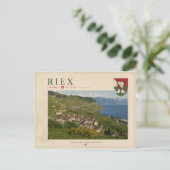 Riex, Lavaux - Zwitserland Briefkaart (Staand voorkant)