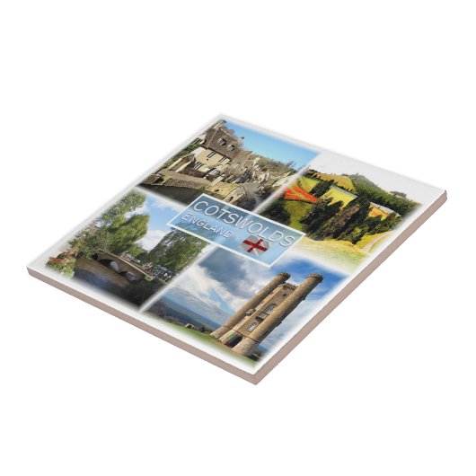 Rif. GB Cotswolds, Castle Combe, Field, Tegeltje (Zijkant)