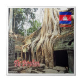 Rif. KH Cambodia, TA Prohm Tegeltje (Voorkant)