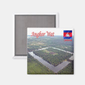 Rif. KH Cambodja, Angkor Wat, Uitzicht vanuit de l Magneet (Voorkant / Achterkant)