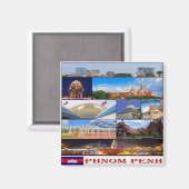 Rif, KH Cambodja, Phnom Penh, I Love Magneet (Voorkant / Achterkant)