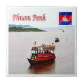 Rif. KH Cambodja, Phnom Penh Tegeltje (Voorkant)
