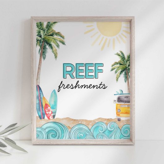 Rif Refreshments Drankfeest Bord Poster