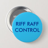 RIFF RAFFCONTROL RONDE BUTTON 7,6 CM (Voorkant /achterkant)