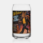 Riff Richard: een Parodie Blikvorm Glas (Achterkant)