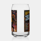 Riff Richard: een Parodie Blikvorm Glas (Rechts)
