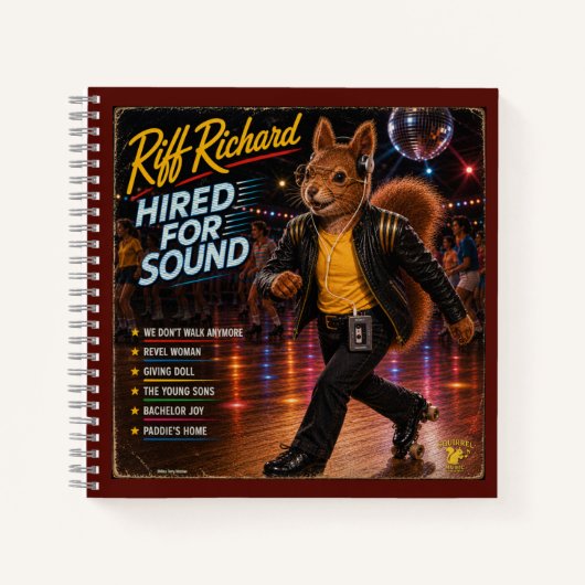 Riff Richard: een Parodie Notitieboek (Voorkant)