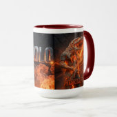 RIFF SOLO 7 PitZillA LAVA BLIXEM KOFFIE MOK (Voorkant rechts)