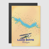 Riffe Lake Washington kaart (Voorkant / Achterkant)