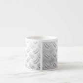 Riffelblech Hintergrund Espresso Kop (Voorkant)