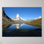 Riffelsee Matterhorn Poster (Voorkant)