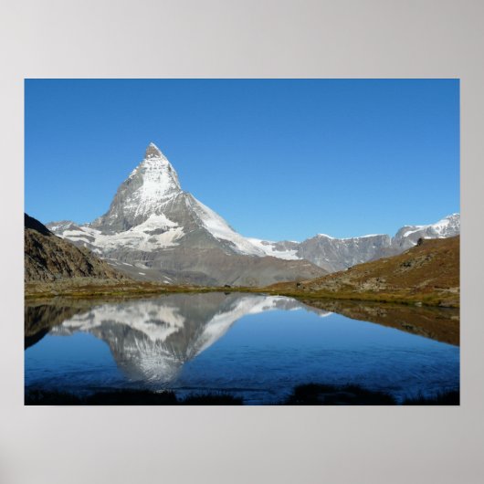 Riffelsee Matterhorn Poster (Voorkant)