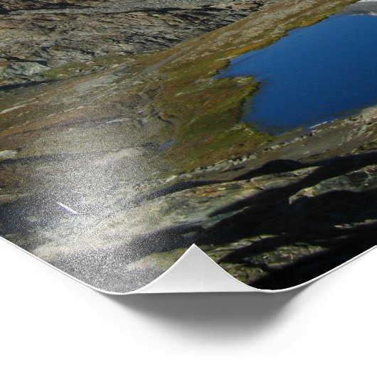 Riffelsee Matterhorn Reflection Foto Afdruk (Hoek)