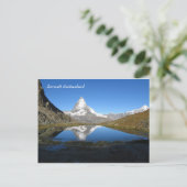 Riffelsee Matterhorn Zermatt Swiss Alps Briefkaart (Staand voorkant)
