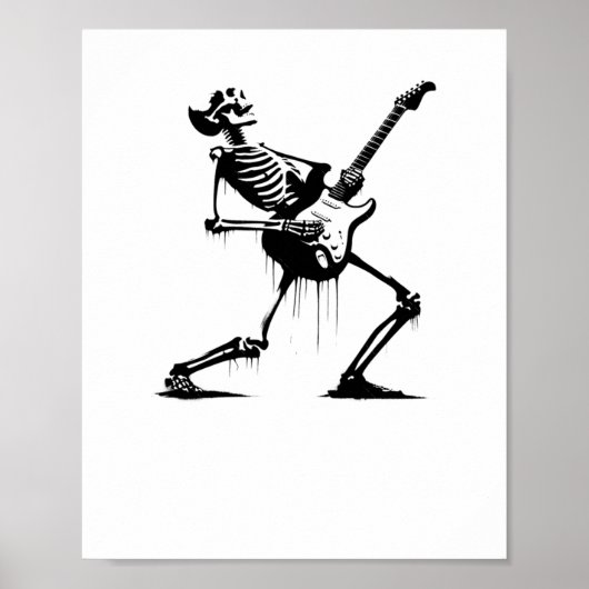 Riffs van Beyond Skeleton gitarist in Graffiti's Poster (Voorkant)