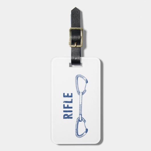 Rifle Colorado Rock Climate Quickdraw Bagagelabel (Voorkant verticaal)