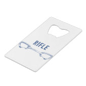 Rifle Colorado Rock Climate Quickdraw Creditkaart Flessenopener (Achterkant Gekanteld)