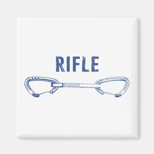 Rifle Colorado Rock Climate Quickdraw Magneet (Voorkant)