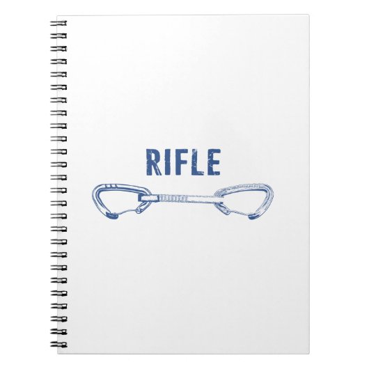 Rifle Colorado Rock Climate Quickdraw Notitieboek (Voorkant)