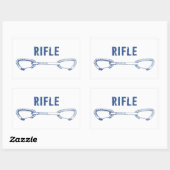 Rifle Colorado Rock Climate Quickdraw Rechthoekige Sticker (Vel)